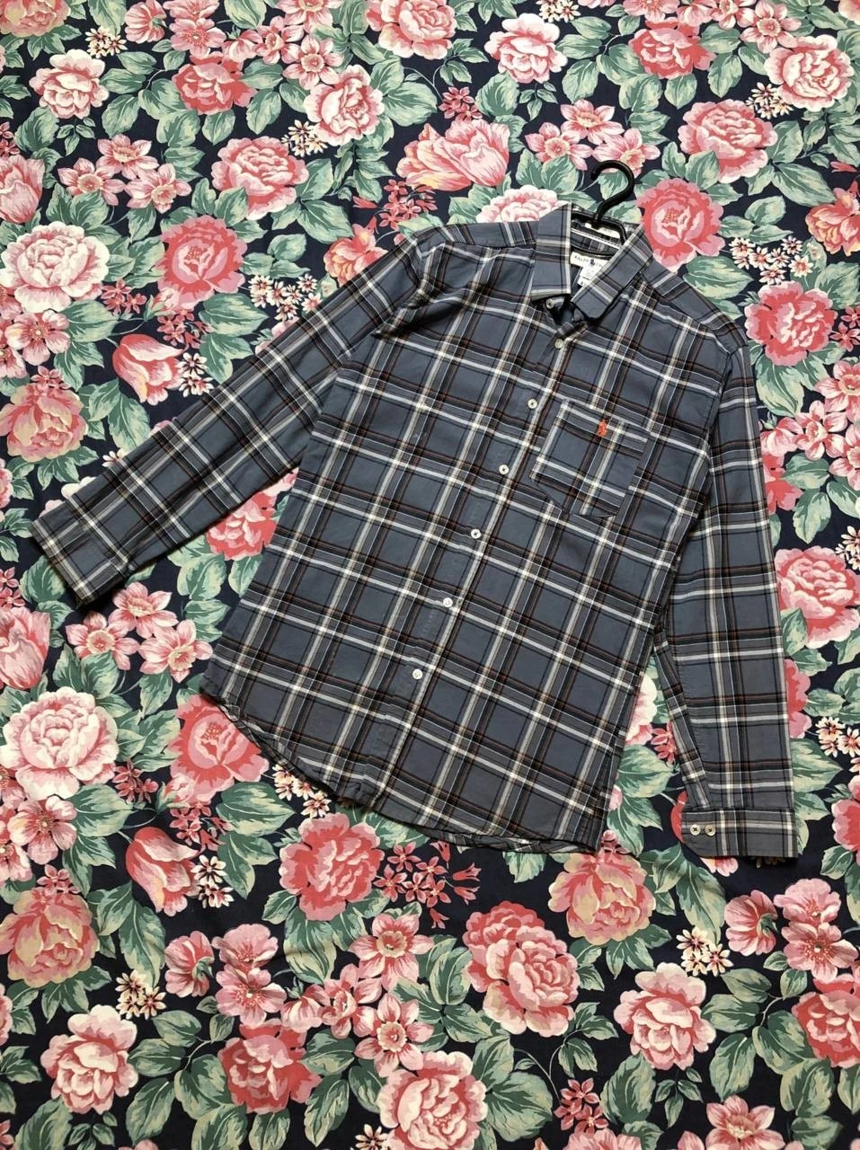 Polo Ralph Lauren Shirt Mens Size L Classic Fit Performanc Distressed Y2K 90s
