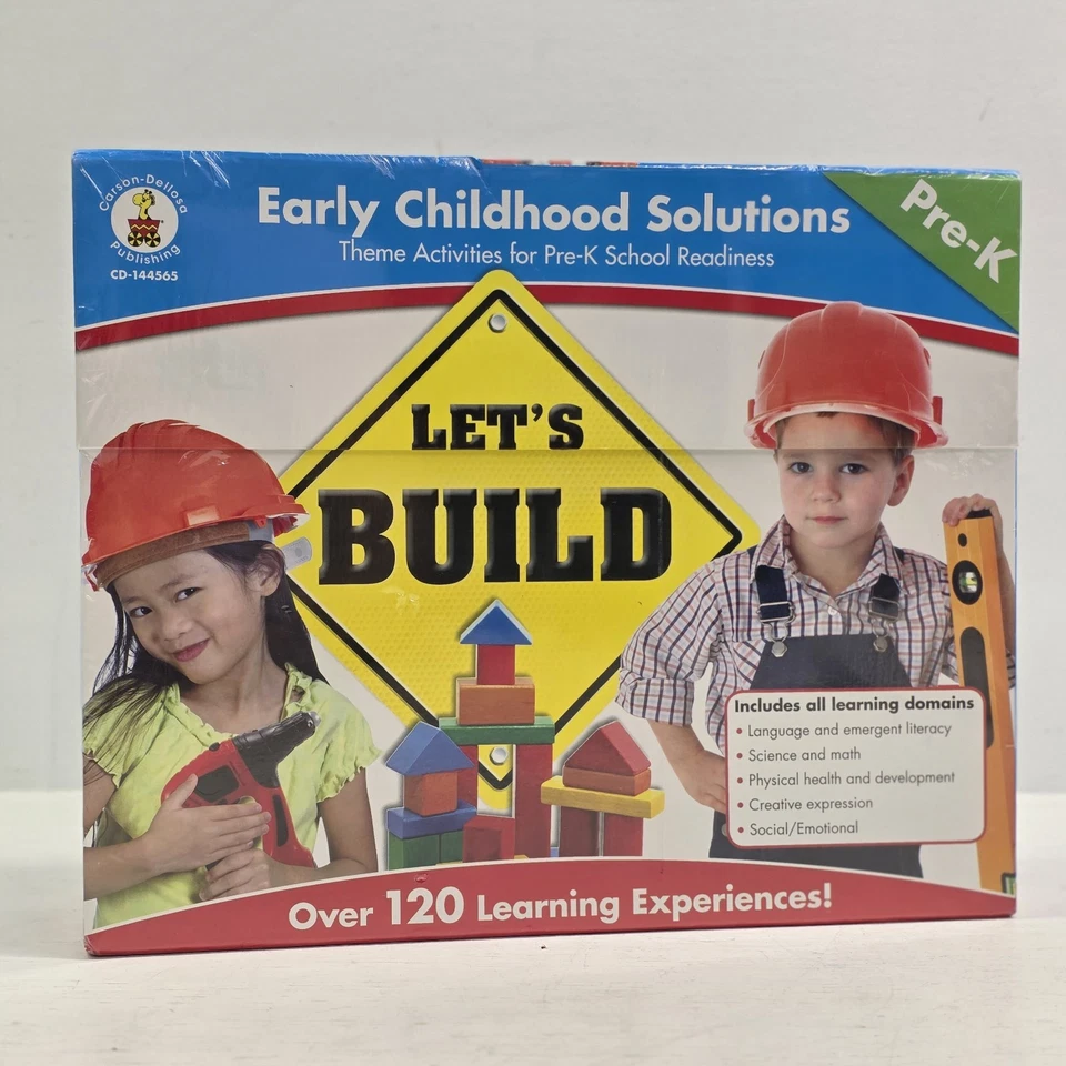 Early Childhood Solutions Let's Build Pre-K Theme Activities School Readiness - Image 2 of 4