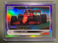 2022 Topps Chrome F1  Charles Leclerc #153/399 Purple Grand Prix Ferrari 180