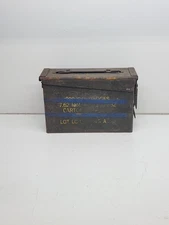 Original US Military Metal Ammo Can Box 200 Cartridges 7.62MM for M60 MG