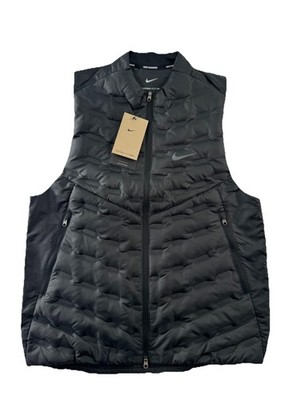 Men's Size Small Nike Therma-FIT ADV Repel Down Running Vest Black
