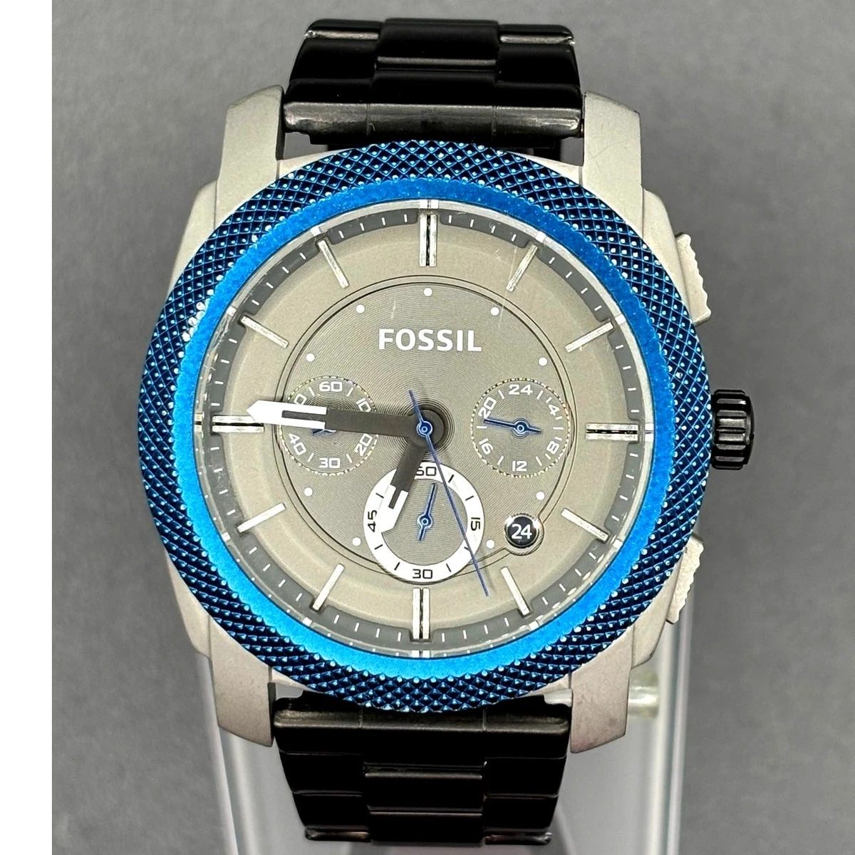 Fossil Machine Silicone Silicone Wristwatches for sale | eBay