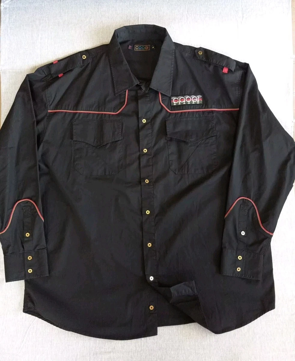 coogi classic dress shirt Prestige Full Button CMK-6005 Classic Collared Button Coogi Classic Long Sleeve Dress