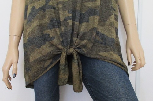 Womens Size 3X LUCKY BRAND Sleeveless Tunic Top Green Print T-Shirt New - Picture 8 of 12