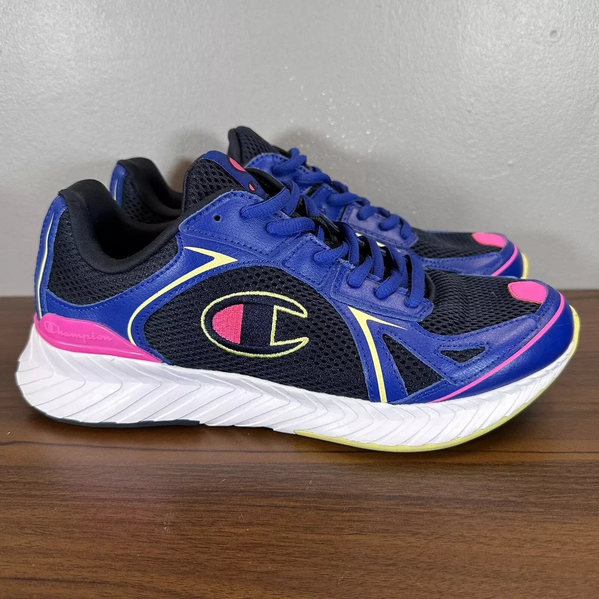 Champion shoes hotsell pink and blue