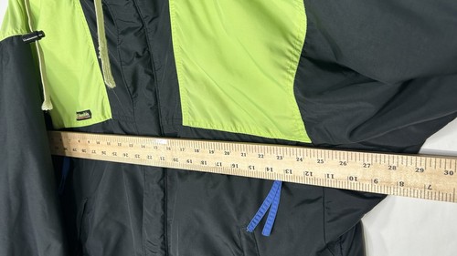 Vtg Columbia Ski Jacket Men XL Black Green Retro Insulated Cargo Pockets Vamoose - Picture 15 of 16