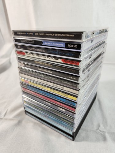 16 used BIG BAND JAZZ CD's WHOLESALE LIQUIDATION MUSIC LOT #BM Discs EUC FREEShp