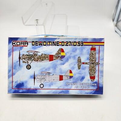 KORA Models 1/72 Dewoitine D.27/D.53 Brand New Open Box Free Shipping 72088