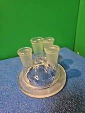 24/40 150mm Glass Reactor Kettle Lid DN100 Four Necks 4-Neck  REACTION LID Cover