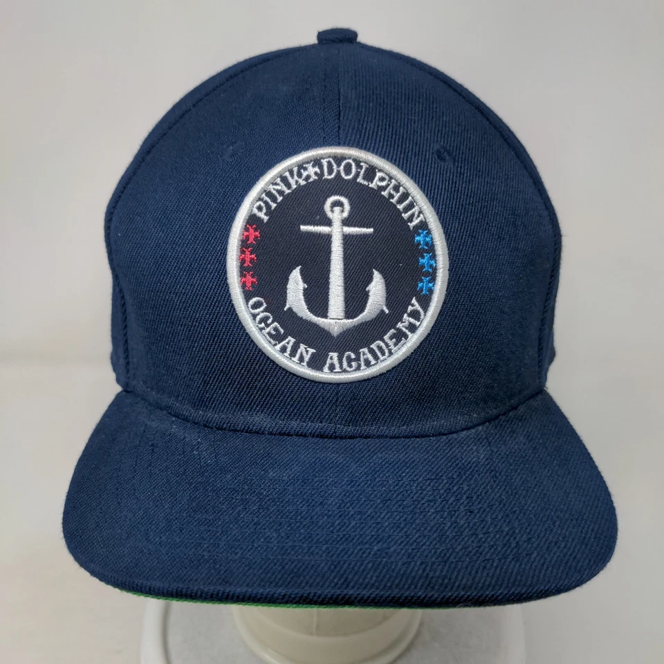 Rosa + Dolphin Ocean Academy Sombrero Deslizable Azul Talla Única Ajustable Bordado Foto 2 de 4