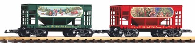 G-Xmas Schüttgutwagen 2er Set 2023 Piko 38951