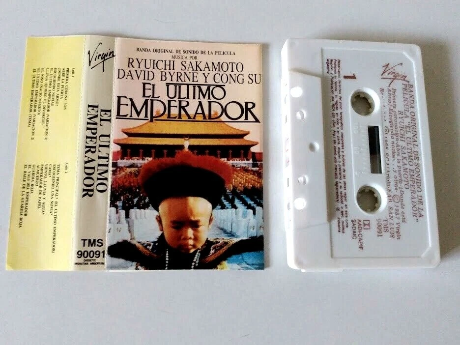 The Last Emperor Ryuichi Sakamoto David Byrne - Cassette Argentina Pressing MINT - Image 2 of 4