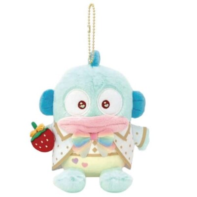 Sanrio Strawberry Newspaper 50th Anniversary  Hangyodon Mascot Chain Plush/stock