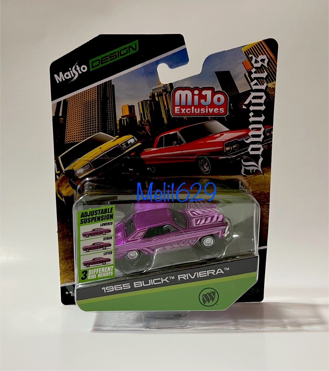 Maisto 1/64 1965 Buick Riviera Lowriders With Adjustable Axle