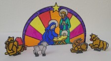 Vintage Makit Bakit Make It Bake It Style Small Christmas Nativity