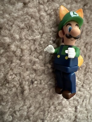 K'Nex Super Mario Bros Fox Luigi Tanooki Minifigure Figure Blind