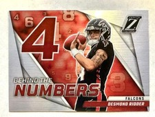 Desmond Ridder 2022 Zenith Football Behind the Numbers RC #BN-DR SP NM or better