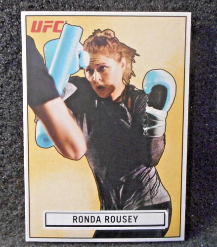 Ronda Rousey #OS-RR 2013 Topps UFC Bloodlines Octagon Side card