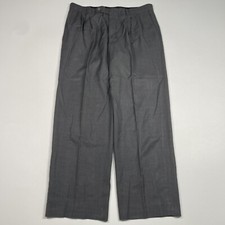 Austin Reed London Pants Men  s 35x28.5 Gray Wool Blend Trousers