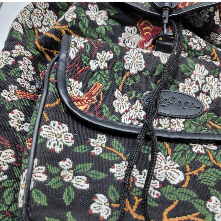 Vintage Bob Timberlake Backpack Birds Floral Women Travel  display picture 1
