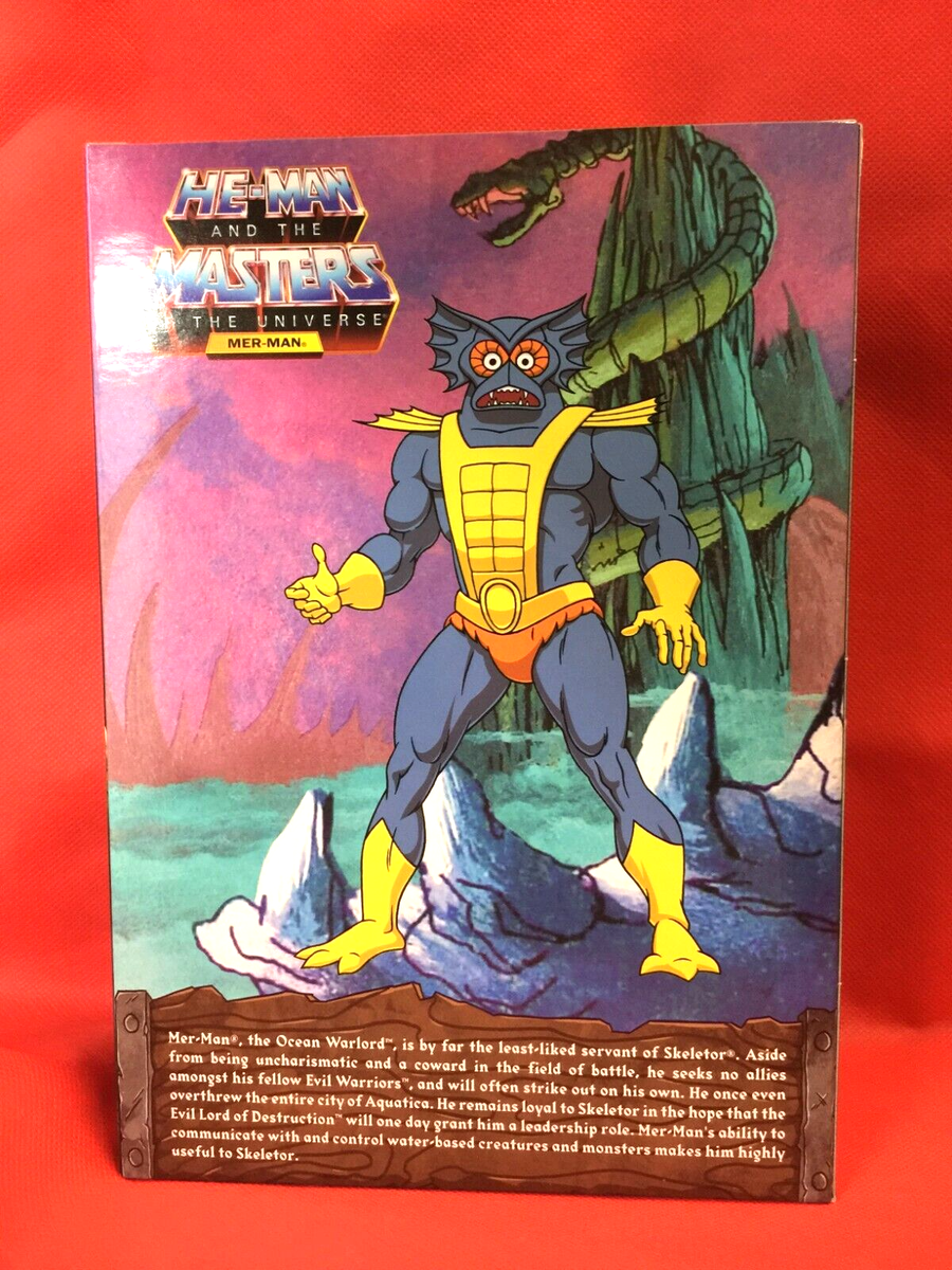 MER-MAN MERMAN FILMATION 2.0 Club Grayskull figure MOTU SUPER7 New