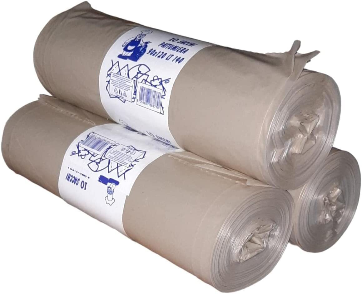 Sterling Bargains Sacchetti Per Spazzatura Gialli - Confezione Da 20 - Realizzati In Gran Bretagna, Mediamente Resistenti, 45,7 X 73,7 X 99,1 Cm