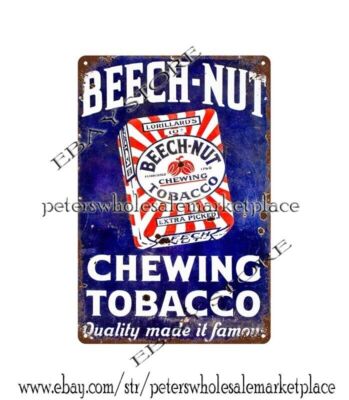 Beech-Nut Chewing Tobacco metal tin sign best wall restaurant pub living room