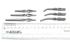 Laparoscopic ADDLER Bulldog Clamp Applicator Detachable 6 Clip Instrument