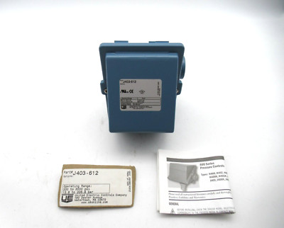 United Elektrisch J403-612 Druck Schalter 200-3000 Psi 13.8 Sich 206.8 Tafel Box