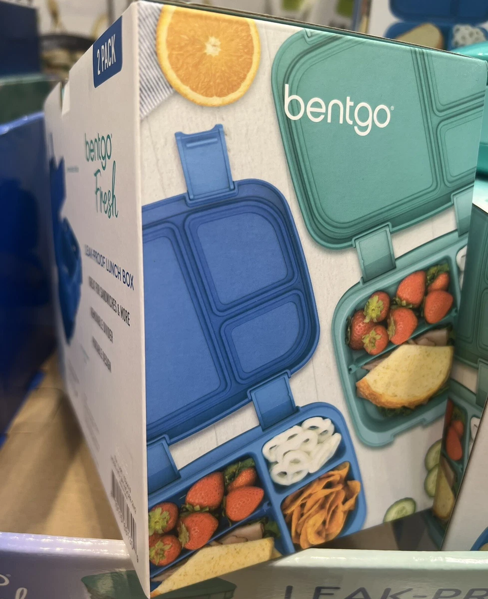 Bentgo Fresh 2-Pack Leak-Proof Lunch Box Bundle | Color: Blue/Green | Size: Os | Sena_Kirim's Closet