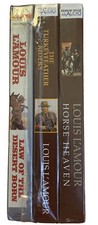 Louis L AMOUR Books on Tape Cassettes- Bantam Audio Cassettes-3-Pack New Sealed