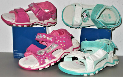 coole Mädchen Sandalen Kindersandalen Sommerschuhe Gr.25 27 pink mint NEU