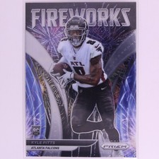 2021 Prizm Football NFL Fireworks KYLE PITTS RC #F-13 Atlanta Falcons