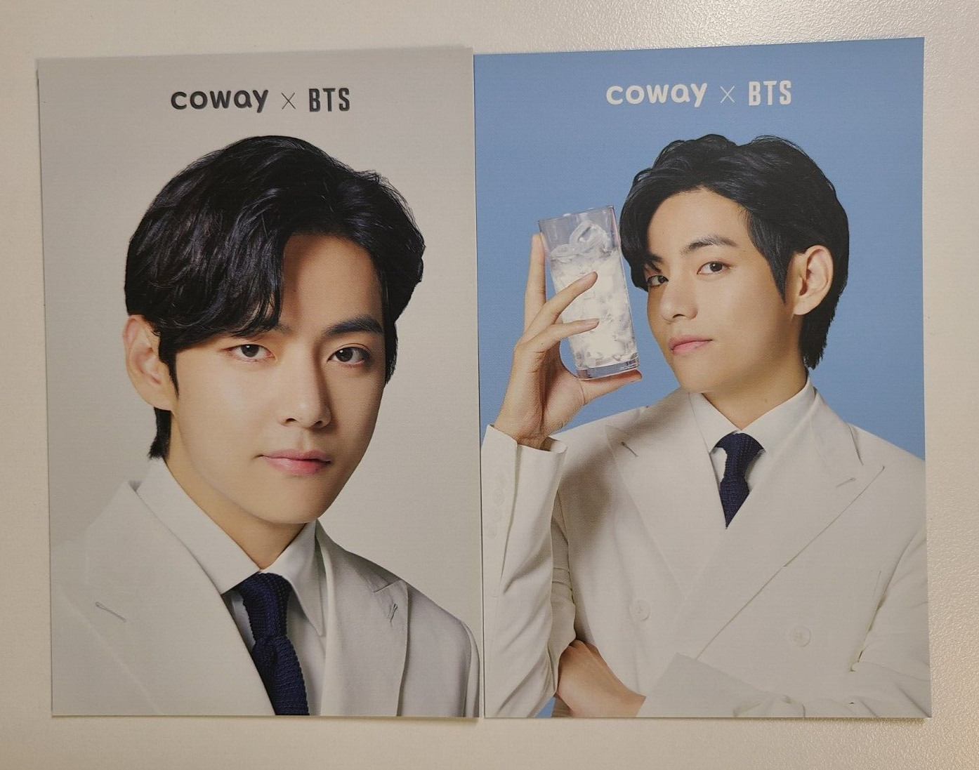 BTS V Taehyung BTS X COWAY Limited Postcard Photocard Set K-Pop Merch