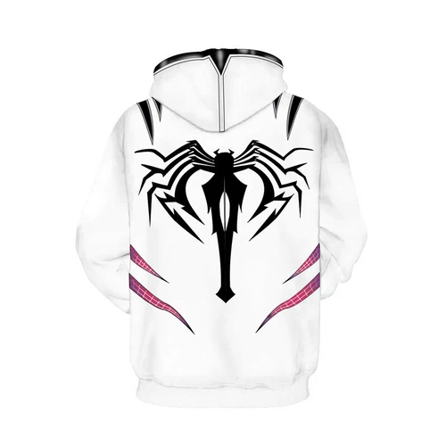 Gwen Stacy Spiderman Hoodie Jumper Spider-Man Into the Spider-Verse Costume