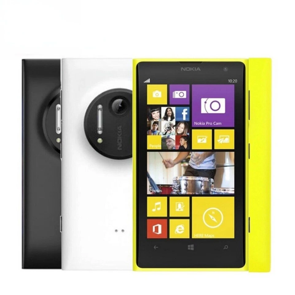 Nokia Lumia 1020 Original Unlocked 4G LTE 41MP Wifi Dual Core Windows Phone - Immagine 3 di 4