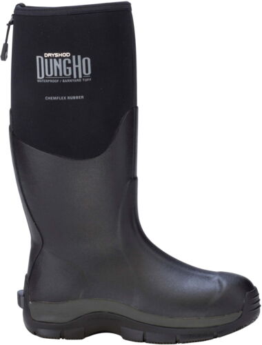 Dryshod Dungho Hi Tough Boots - Men's, Black/Grey, 14, DNG-MH-BK-014 - Picture 1 of 12