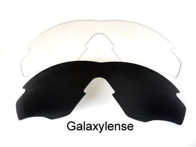 Galaxy Ersatzgläser Für Oakley M2 Rahmen XL Schwarz & Transparent Polarisiert 2
