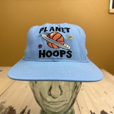 PLANET HOOPS - Street Buzz Light Baby Blue Made In USA Snapback Basketball Hat
