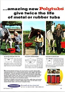 FARNAM Polytubs Vintage Print Ad Ephemera Wall Decor