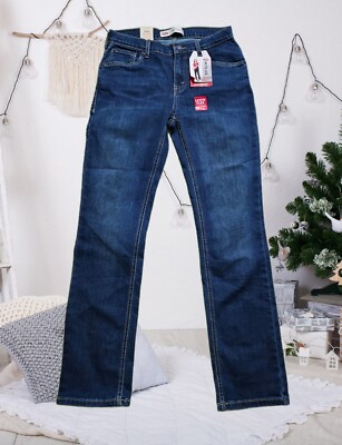 Levis JEANS   Womens 18 Reg (29x31) BLUE   511 Slim FLEX Stretch   NWT New