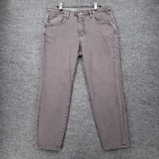 Jag Jeans Womens 12 26 Gray Carter Girlfriend High Rise Medium Wash Ankle Denim