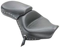 Mustang Motorcycle 2 Piece Touring Seat W/studs Black For Honda Shadow 750 on sale Mustang Motorcycle 2 Piece Touring Seat W/studs Black For Honda Shadow 750 on sale