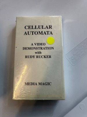 RUDY RUCKER Cellular Automata VHS 1990 Media Magic CA Lab cyberpunk 