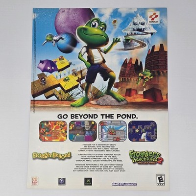 Frogger Beyond Adventures 2 Xbox GameCube PC Pond Print Ad/Poster Promo Art