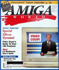 Amiga World Magazine October 1990 Commodore Computer