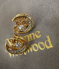 Vivienne Westwood Orbit Moon Star Earrings