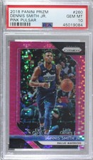2018-19 Panini Prizm Pink Pulsar 7/42 Dennis Smith Jr #260 PSA 10 GEM MT 4y7