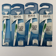 REACH 3 Ultraclean Access Flosser Starter Kit, Unflavored, Plaque Remover plus