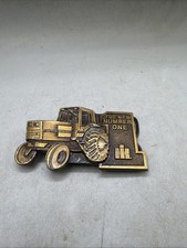 Vintage Tractor Case IH Farm Belt Buckle Collector Spec Cast International Solid